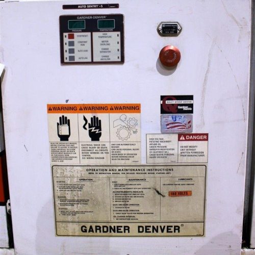 Gardner Denver Model EDEQJF 50 HP Rotary Screw Air Compressor