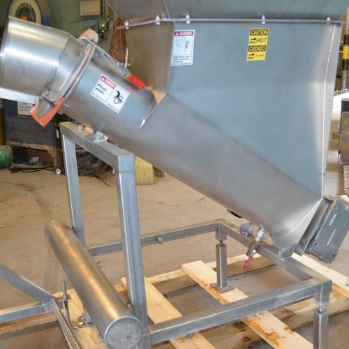 Advanced Food Systems Model SA06 and SWB20 Incline and Weigh Belt Conveyor System