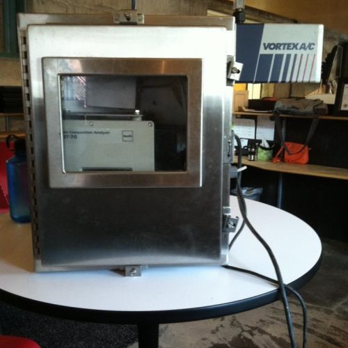 Kett Model KJT70 Online Moisture Meter and Chemical Analyzer System with Enclosure