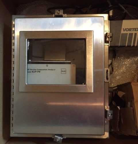 Kett Model KJT70 Online Moisture Meter and Chemical Analyzer System with Enclosure