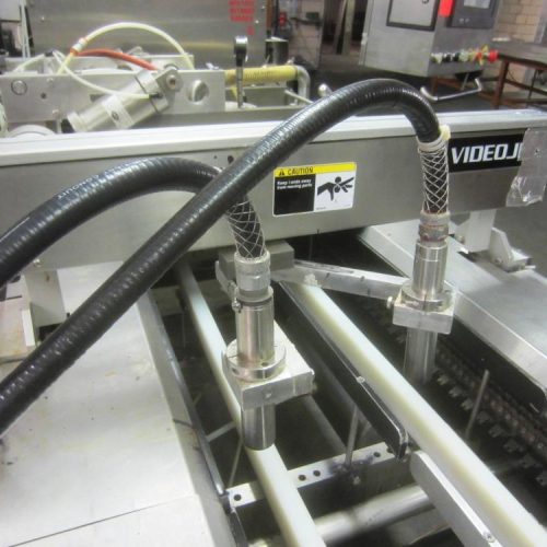 Complete Hot Dog Packaging Line Including Harpak Rollstock Machine, Labeler, Loader