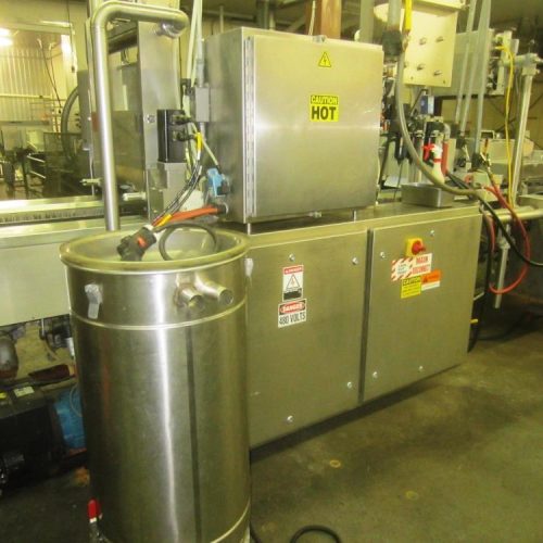 Complete Hot Dog Packaging Line Including Harpak Rollstock Machine, Labeler, Loader