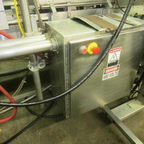 Complete Hot Dog Packaging Line Including Harpak Rollstock Machine, Labeler, Loader
