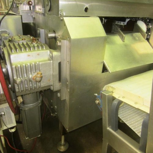 Complete Hot Dog Packaging Line Including Harpak Rollstock Machine, Labeler, Loader