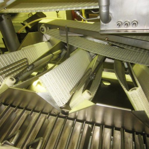 Complete Hot Dog Packaging Line Including Harpak Rollstock Machine, Labeler, Loader