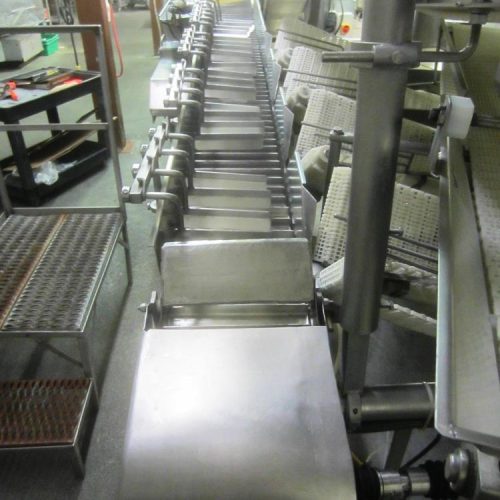 Complete Hot Dog Packaging Line Including Harpak Rollstock Machine, Labeler, Loader