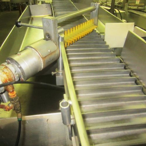 Complete Hot Dog Packaging Line Including Harpak Rollstock Machine, Labeler, Loader
