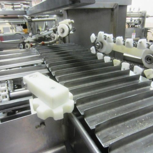 Complete Hot Dog Packaging Line Including Harpak Rollstock Machine, Labeler, Loader