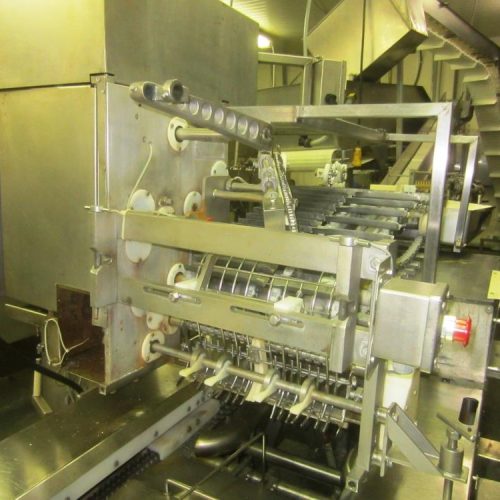 Complete Hot Dog Packaging Line Including Harpak Rollstock Machine, Labeler, Loader