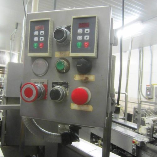 Complete Hot Dog Packaging Line Including Harpak Rollstock Machine, Labeler, Loader