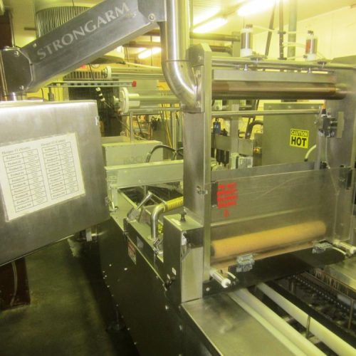 Complete Hot Dog Packaging Line Including Harpak Rollstock Machine, Labeler, Loader