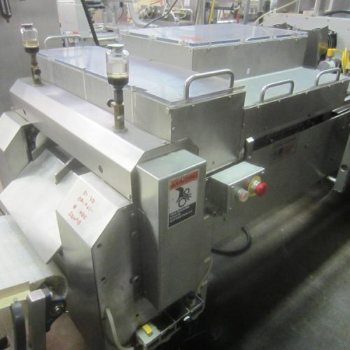 Complete Hot Dog Packaging Line Including Harpak Rollstock Machine, Labeler, Loader