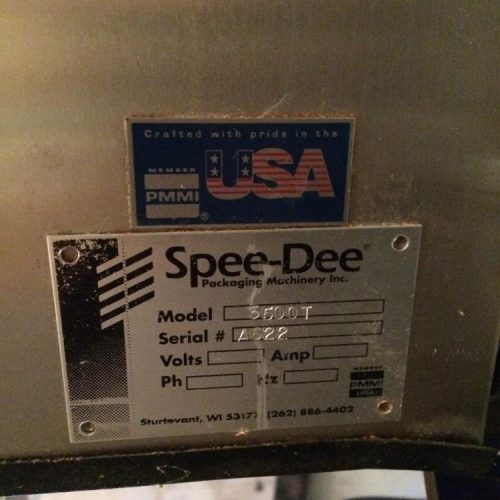 Jones PK2000 Pouch King S/S 4,000 in Per Min Horiz Form Fill and Seal