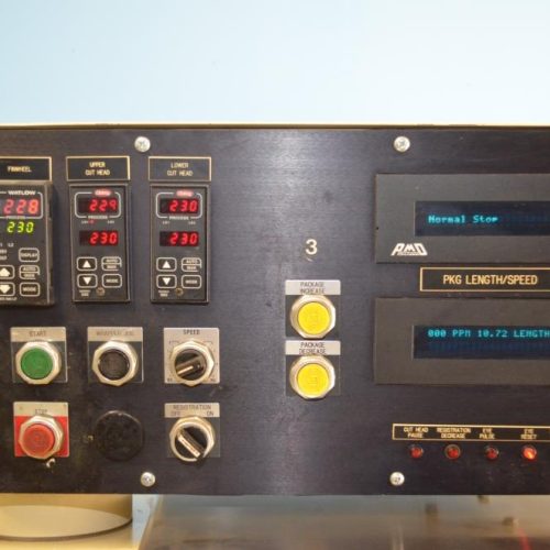 Doboy Model J 400 PPM Horizontal Flow Through Wrapper with Vacuum Placer