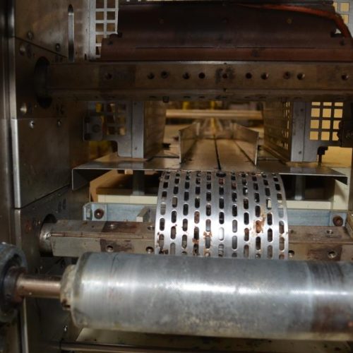 Doboy Model J 400 PPM Horizontal Flow Through Wrapper with Vacuum Placer