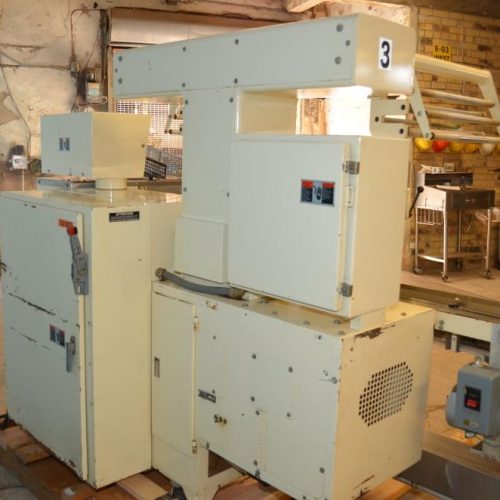 Doboy Model J 400 PPM Horizontal Flow Through Wrapper with Vacuum Placer
