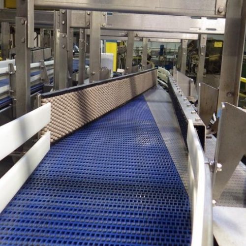 Ambec Approx 35 ft L x 8 ft W Bottle Separator Conveyor