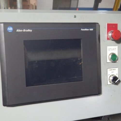 PAI Model 6200 Palletizer with 3 Lane Slide Guide Case Positioning Infeed