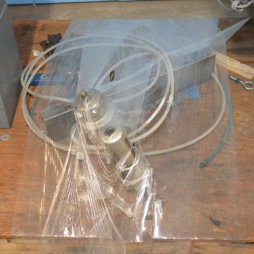 Kartridge Pak 2 Head Indexing Crimper / Gasser with S/S Conveyor System