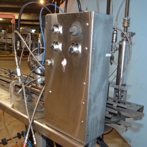 Kartridge Pak 2 Head Indexing Crimper / Gasser with S/S Conveyor System