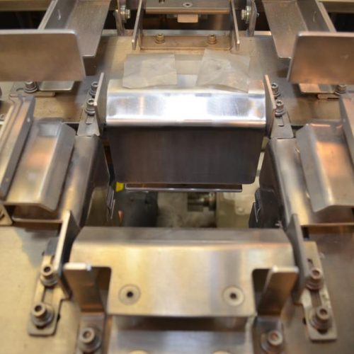 Adco Model AFCX351SS S/S 40 CPM Top Load Hot Melt Carton Erector and Conveyor