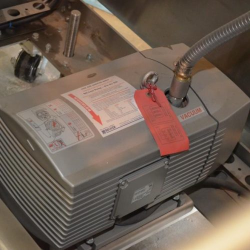 Adco Model AFCX351SS S/S 40 CPM Top Load Hot Melt Carton Erector and Conveyor