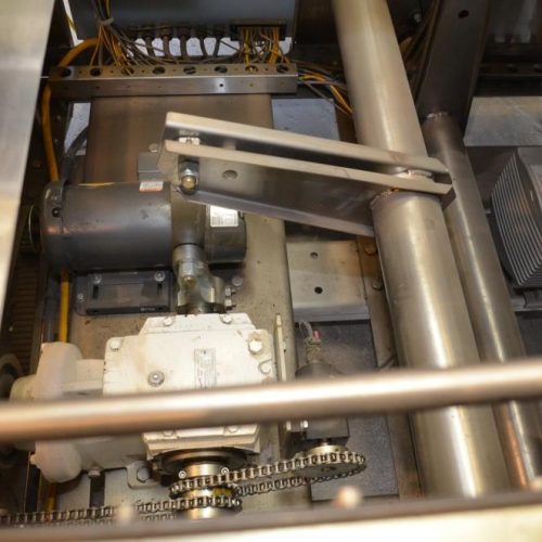 Adco Model AFCX351SS S/S 40 CPM Top Load Hot Melt Carton Erector and Conveyor