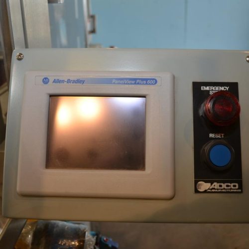 Adco Model AFCX351SS S/S 40 CPM Top Load Hot Melt Carton Erector and Conveyor