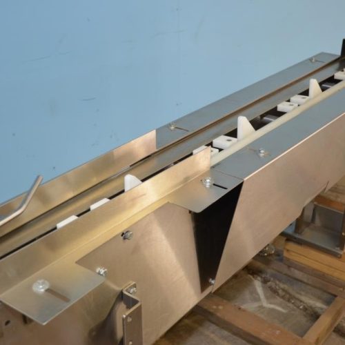 Adco Model AFCX351SS S/S 40 CPM Top Load Hot Melt Carton Erector and Conveyor