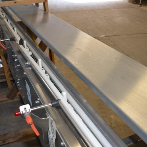 Adco Model AFCX351SS S/S 40 CPM Top Load Hot Melt Carton Erector and Conveyor