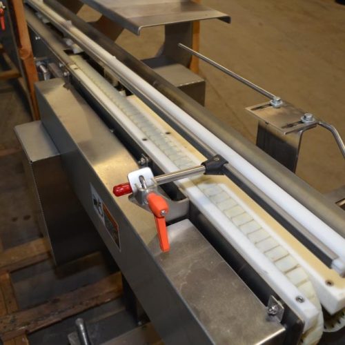 Adco Model AFCX351SS S/S 40 CPM Top Load Hot Melt Carton Erector and Conveyor