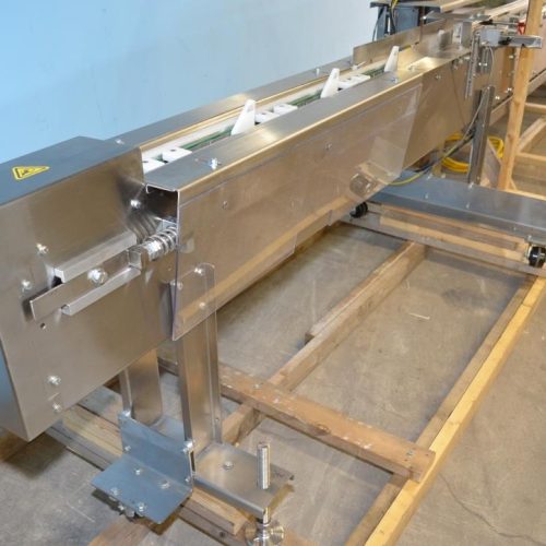 Adco Model AFCX351SS S/S 40 CPM Top Load Hot Melt Carton Erector and Conveyor