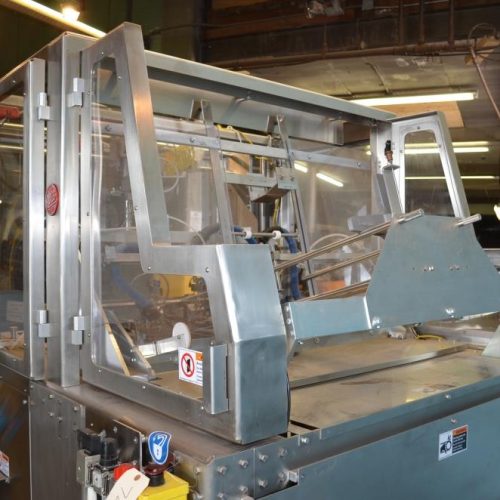 Adco Model AFCX351SS S/S 40 CPM Top Load Hot Melt Carton Erector and Conveyor