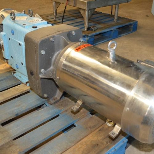 Waukesha Model 220 20 HP S/S Positive Displacement Pump with S/S motor