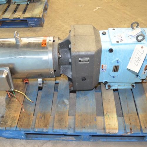 Waukesha Model 220 20 HP S/S Positive Displacement Pump with S/S motor