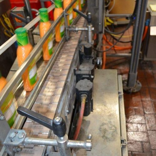 3 1/4 in W x 24 ft L Plastic Table Top Conveyor Belt with S/S Frame