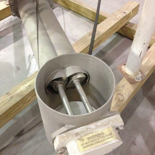 Ktron Model K2MLT60 S/S 3A Dairy Twin Screw Loss In Weight Feeder, Agitated Hopper