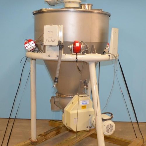 Ktron Model K2MLT60 S/S 3A Dairy Twin Screw Loss In Weight Feeder, Agitated Hopper