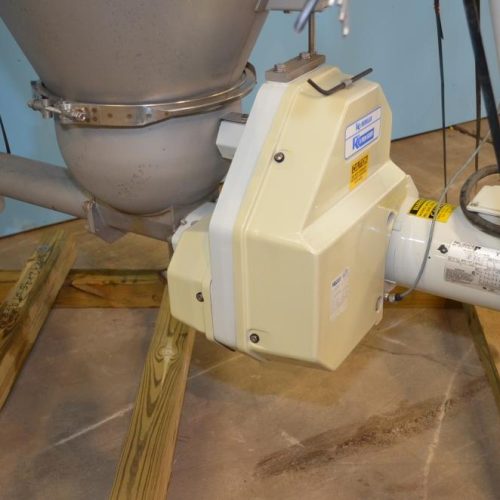 Ktron Model K2MLT60 S/S 3A Dairy Twin Screw Loss In Weight Feeder, Agitated Hopper