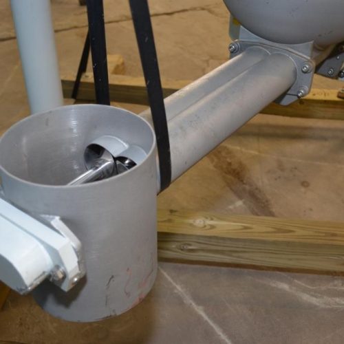 Ktron Model K2MLT60 S/S 3A Dairy Twin Screw Loss In Weight Feeder, Agitated Hopper