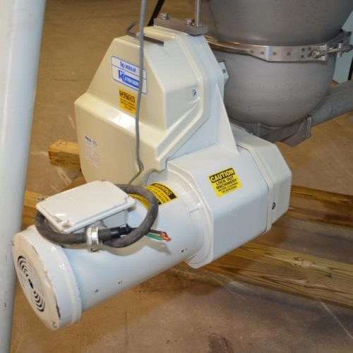 Ktron Model K2MLT60 S/S 3A Dairy Twin Screw Loss In Weight Feeder, Agitated Hopper