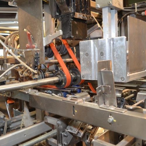 Adco Model HCF35PC Automatic Hot Melt Top Load Carton Former