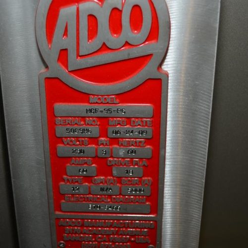 Adco Model HCF35PC Automatic Hot Melt Top Load Carton Former