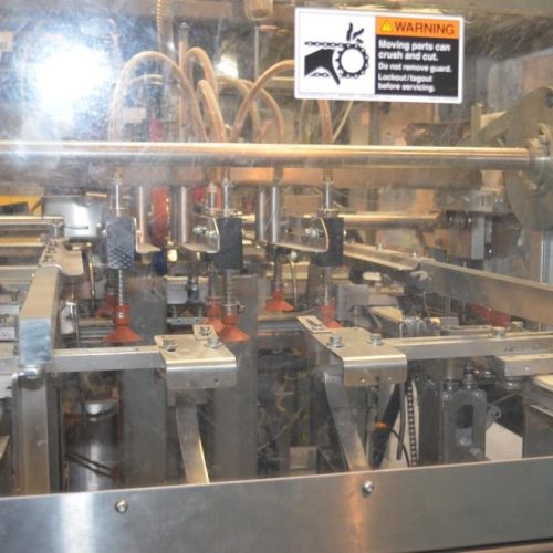 Adco Model HCF35PC Automatic Hot Melt Top Load Carton Former