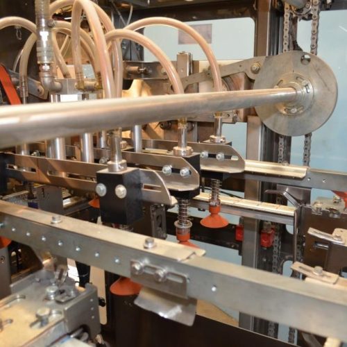 Adco Model HCF35PC Automatic Hot Melt Top Load Carton Former
