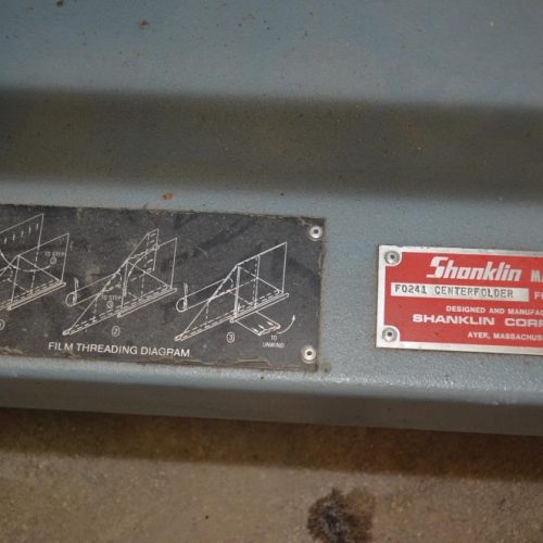 Shanklin Model F1 Shrink Wrapper 50 PPM with Optional use Centerfolder