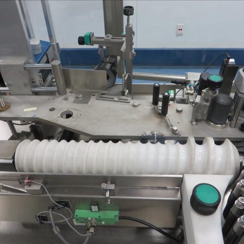 Neri Model RL500 Pressure Sensitive Wraparound Trunion Vial/Ampoule Labeler