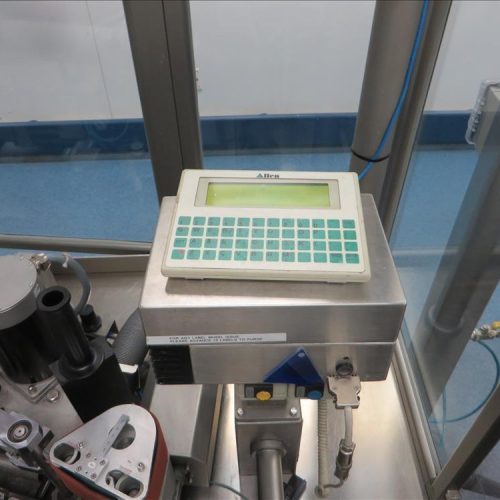 Neri Model RL500 Pressure Sensitive Wraparound Trunion Vial/Ampoule Labeler