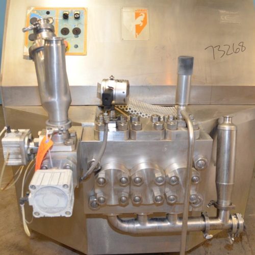 GEA Niro Soavi Model NS3037H Dual Stage 1,700 GPH S/S 3A Dairy Homogenizer