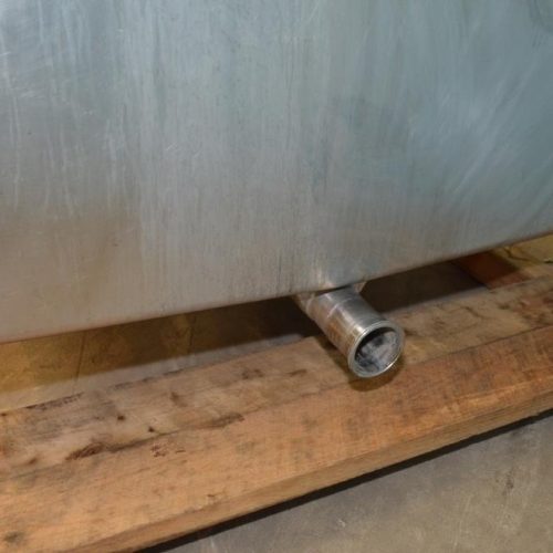 200 Gallon Vertical S/S Single Wall Square Tank